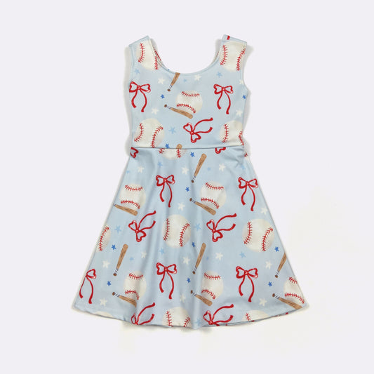 Baseballs N Bows Dress