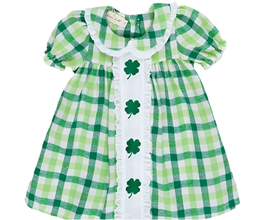 Embroidered Shamrocks Dress