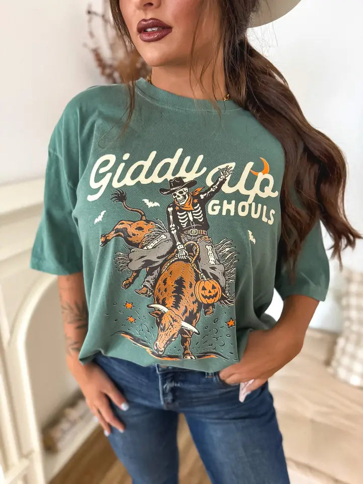 Giddy Up Ghouls Tee