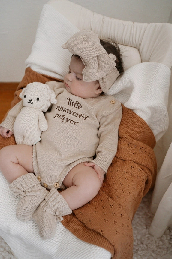 Little Answered Prayer Sweater Onesie