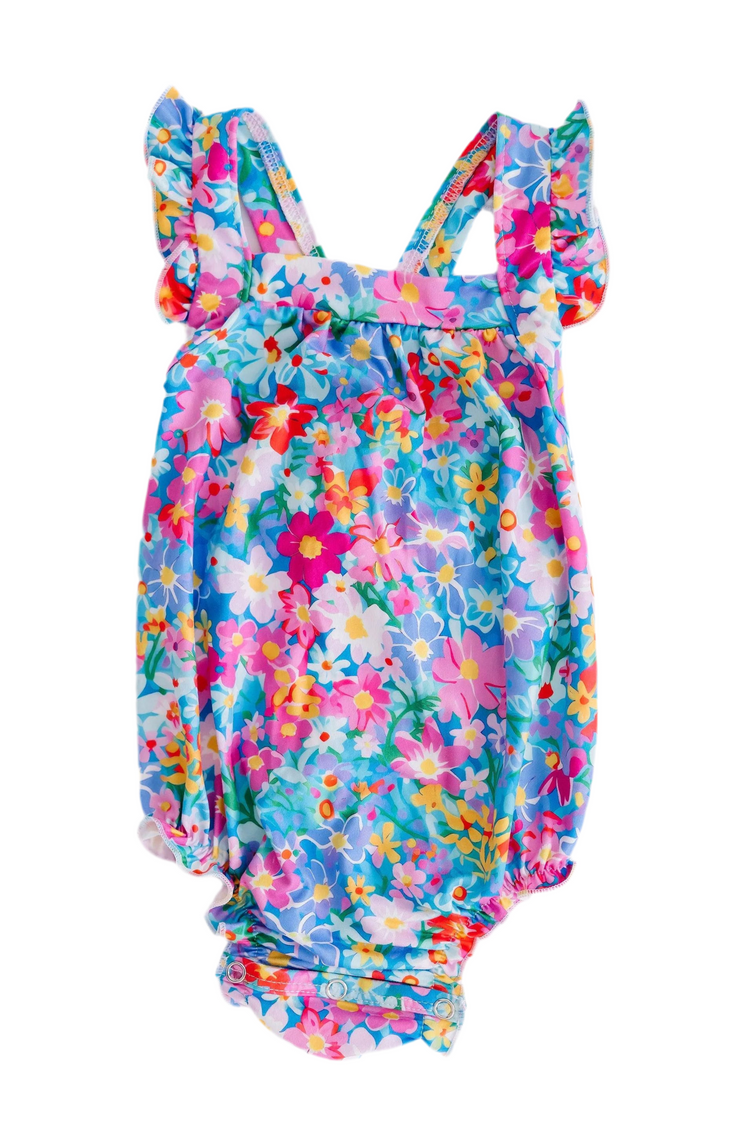 Susie Floral Cross Back Romper