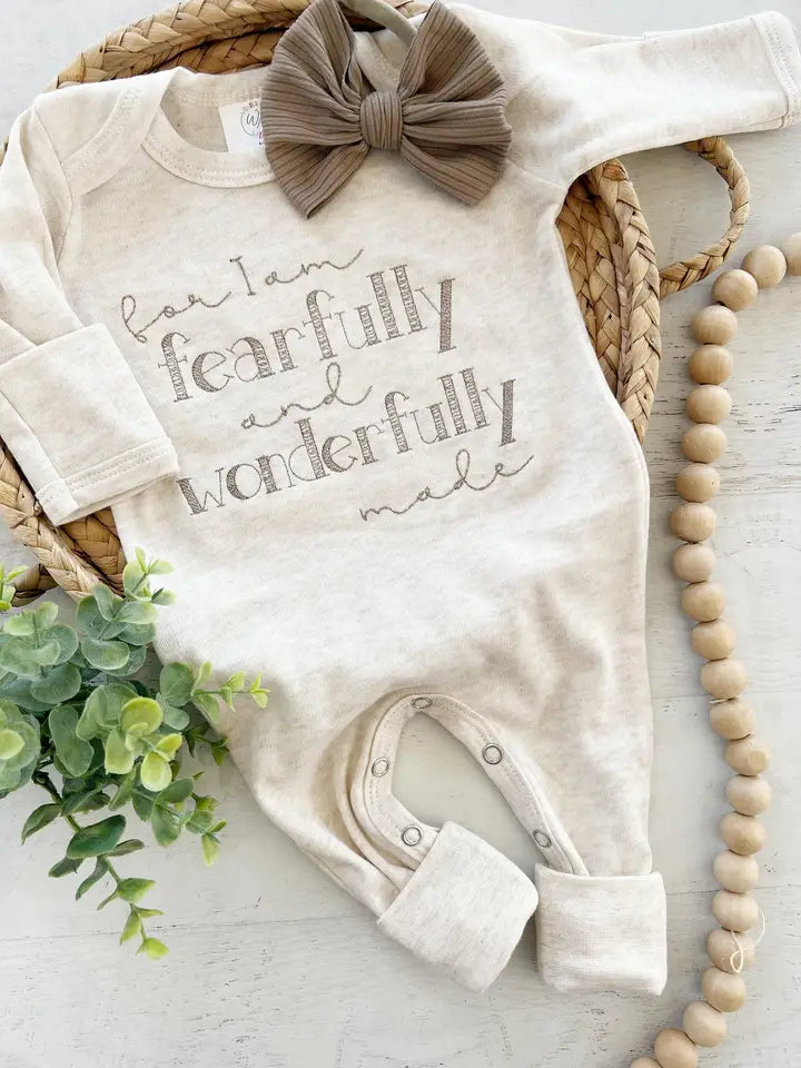 Fearfully & Wonderfully Made Onesie