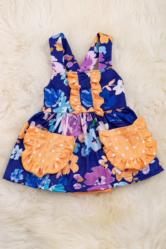 Royal Floral Dress
