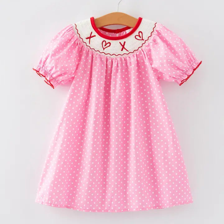 Sweet Hearts Smock Dress