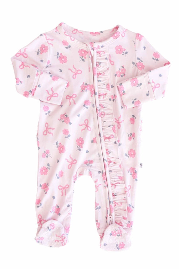Ribbons & Roses Footie