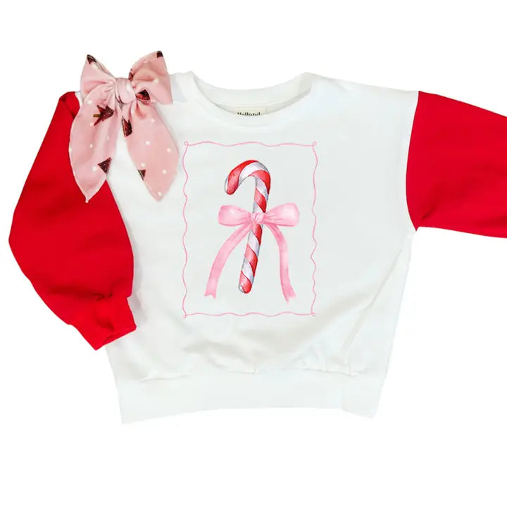 Candy Cane Pullover Colorblock