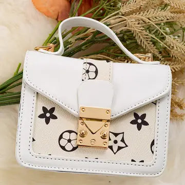 Inspired Mini Purse - White/Cream