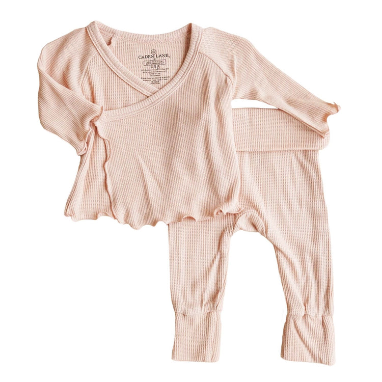 Newborn Waffle Crossover Set