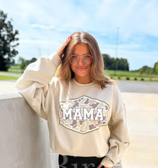 Camo Mama Pullover