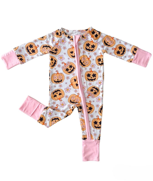 Spooky Pumpkin Jammies - Pink