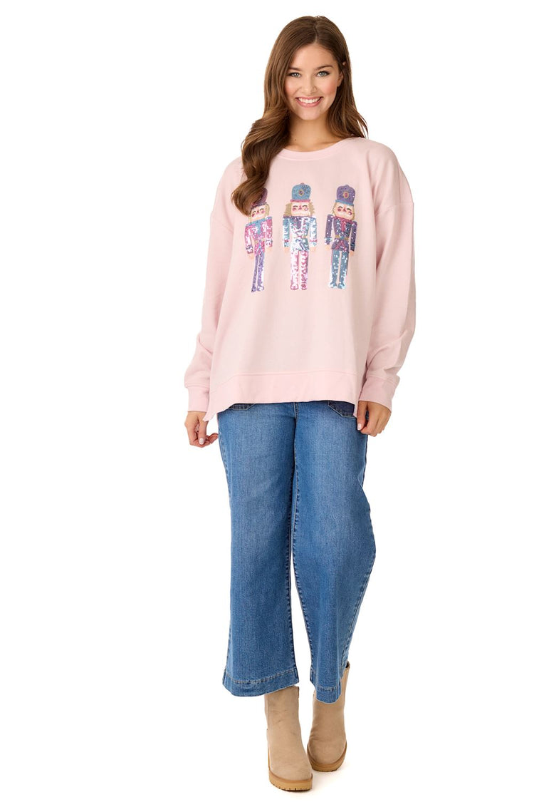 Nutcracker Sparkle Sweatshirt - One Size