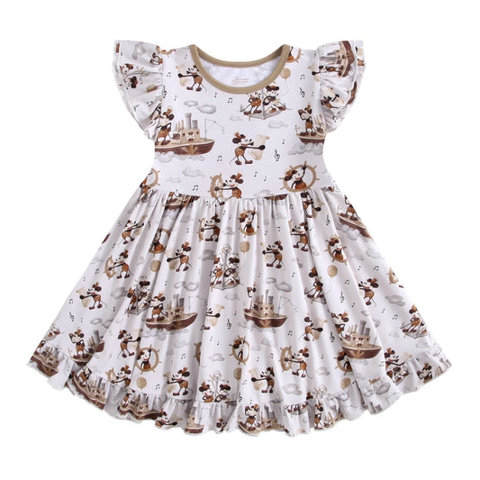 Vintage Voyage Twirl Dress