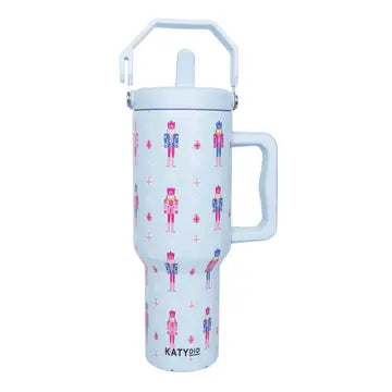 Christmas Tumbler w/ Lid Handle