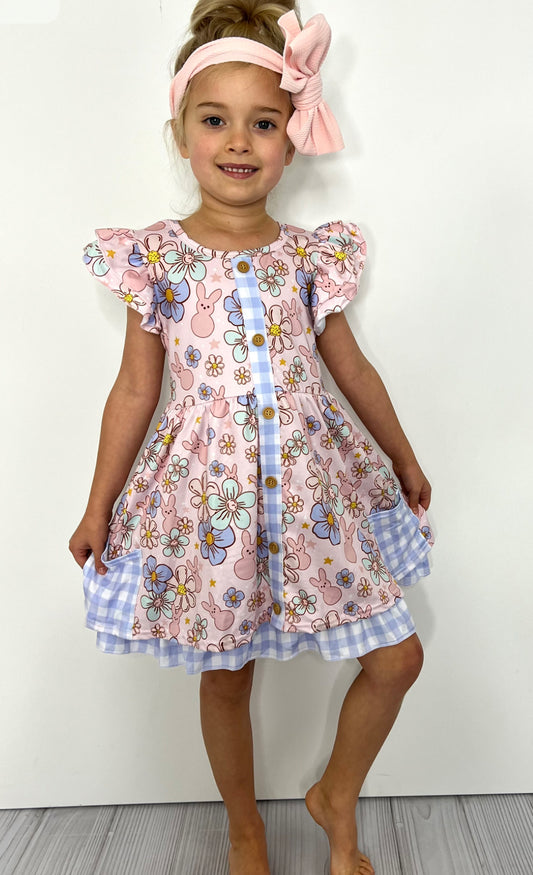 Periwinkle Peep Dress