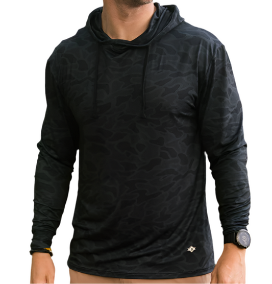 Performance Hoodie - Black Camo