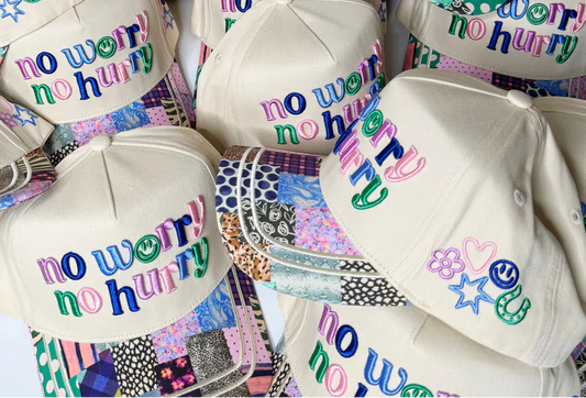 No Worry No Hurry Hat