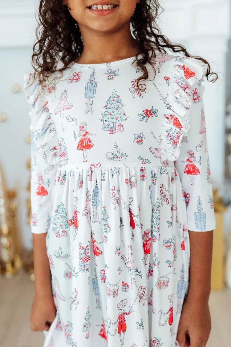 Clara's Christmas Twirl Dress