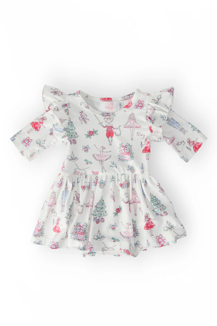 Clara's Christmas Twirl Bodysuit
