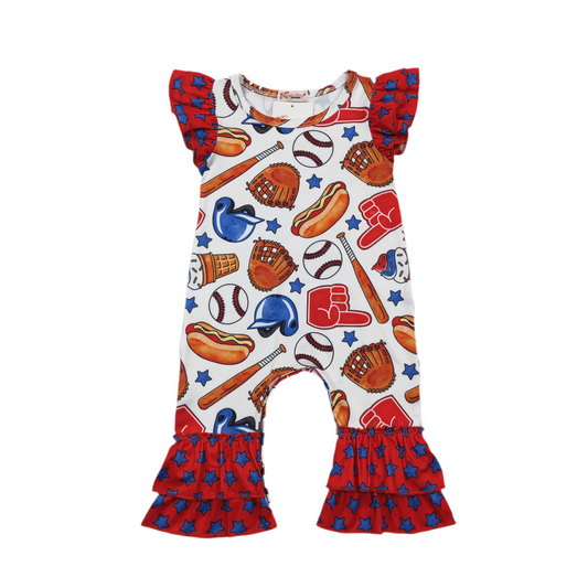 Ballpark Bash Romper