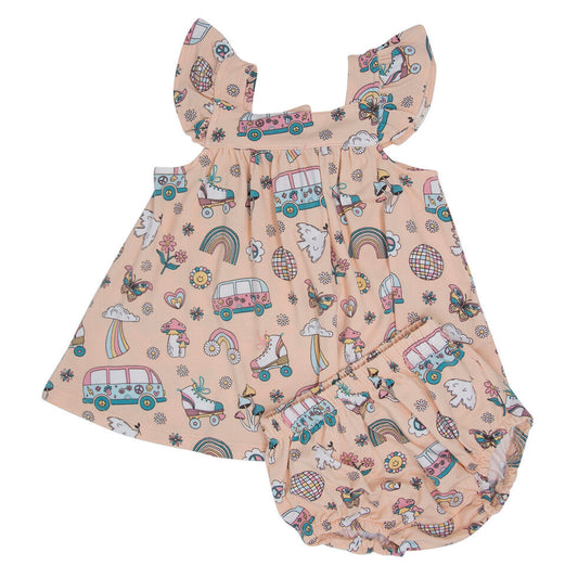 Groovy Skates Dress & Bloomers