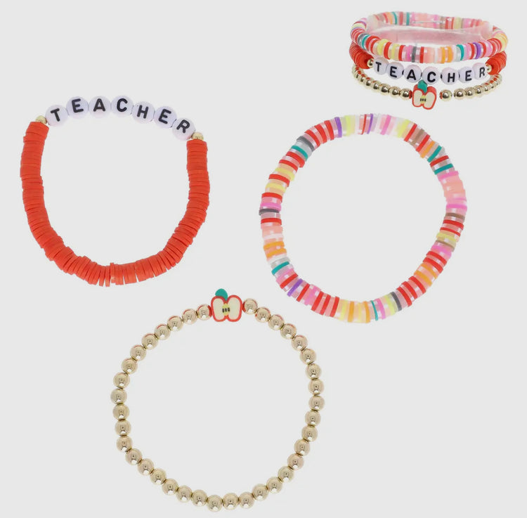 Teacher Bracelet Stack