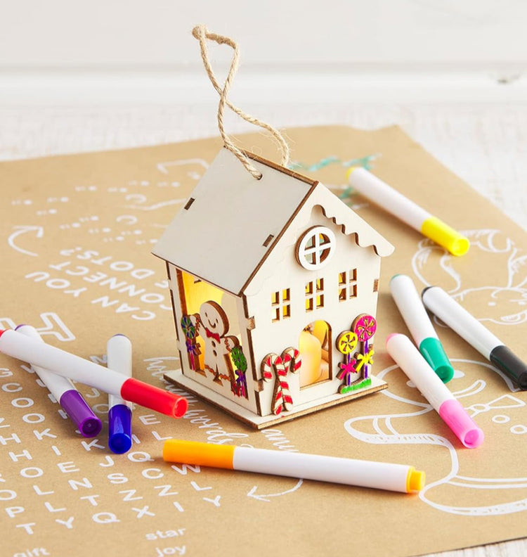 DIY Gingerbread House Ornament Kit