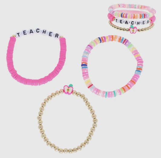 Teacher Bracelet Stack