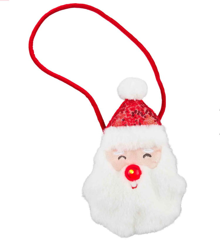Reindeer & Santa Light Up Purse