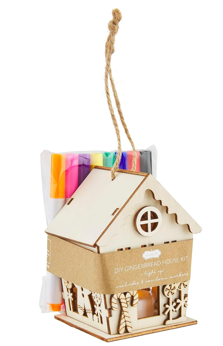 DIY Gingerbread House Ornament Kit