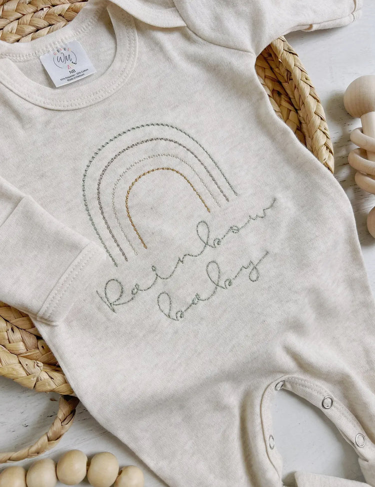 Rainbow Baby Gender Neutral Romper