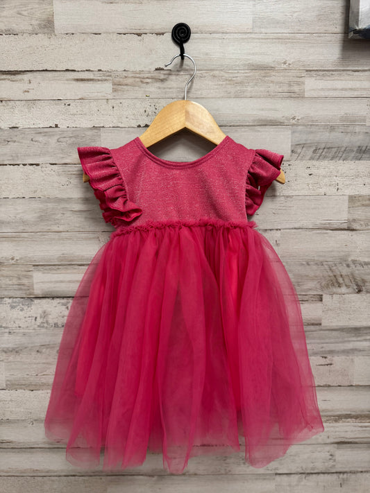 Hot Pink Shimmer Dress