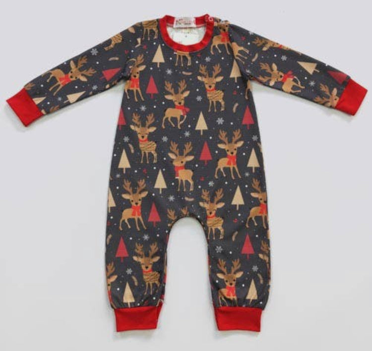 Caribou Boy Romper