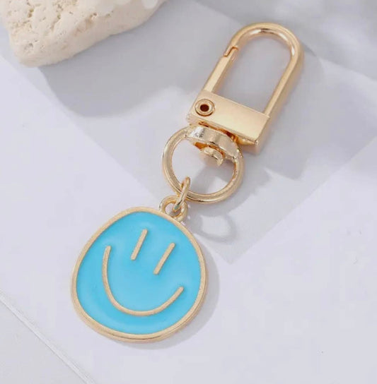 Smiley Happy Face Keychain