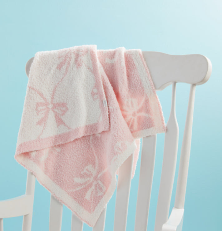 Chenille Bow Blanket