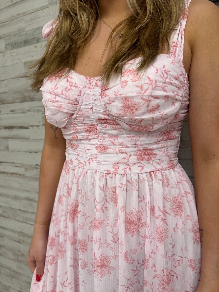 Olivia Sweetheart Midi Dress