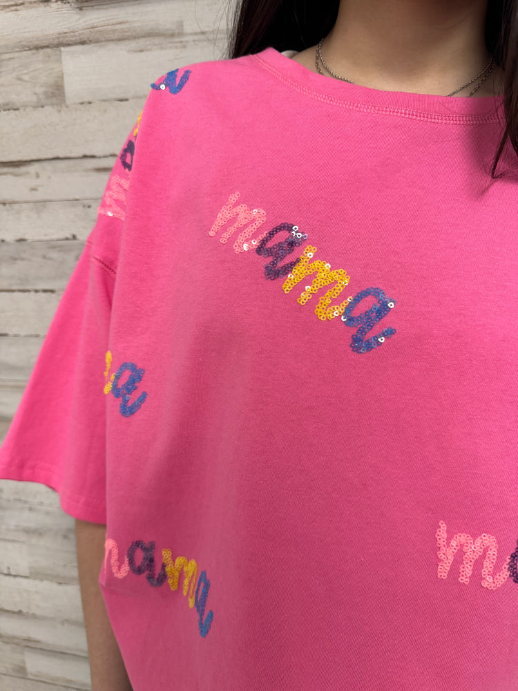 Sequin Mama Tee