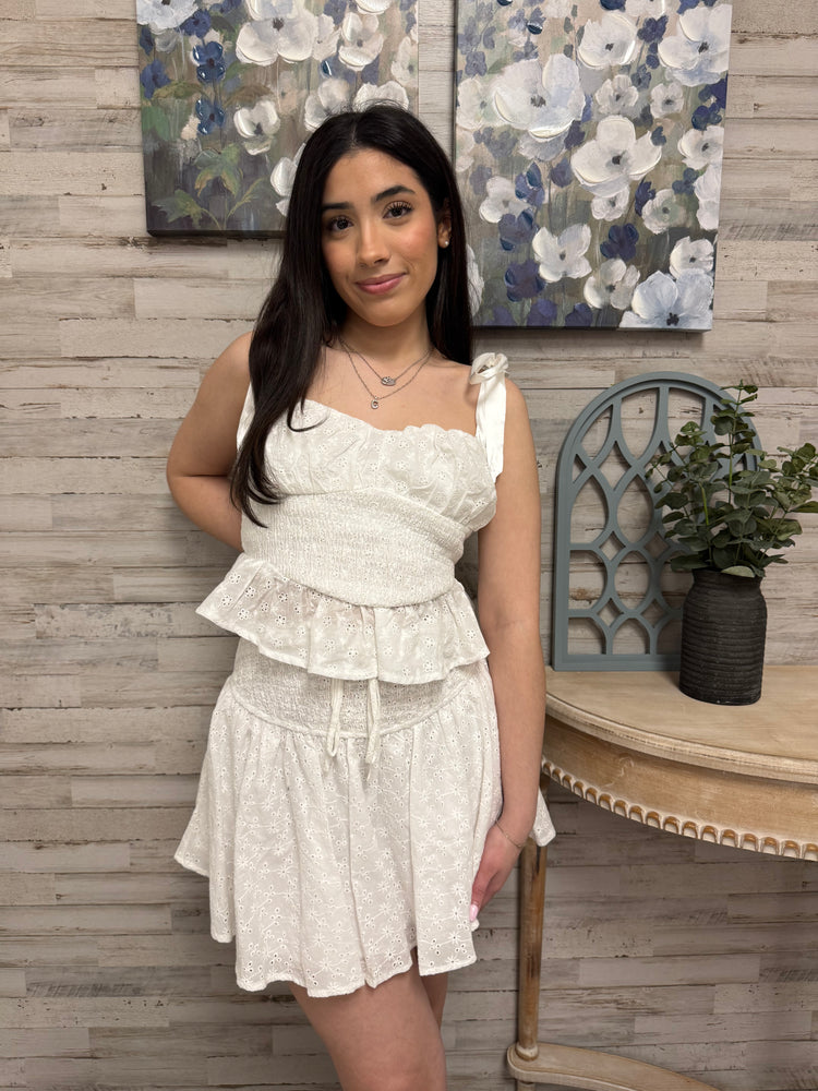 Aurora Shoulder Tie Top