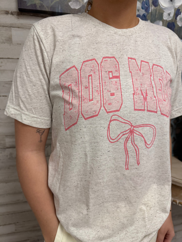 Dog Mom Bow Tee