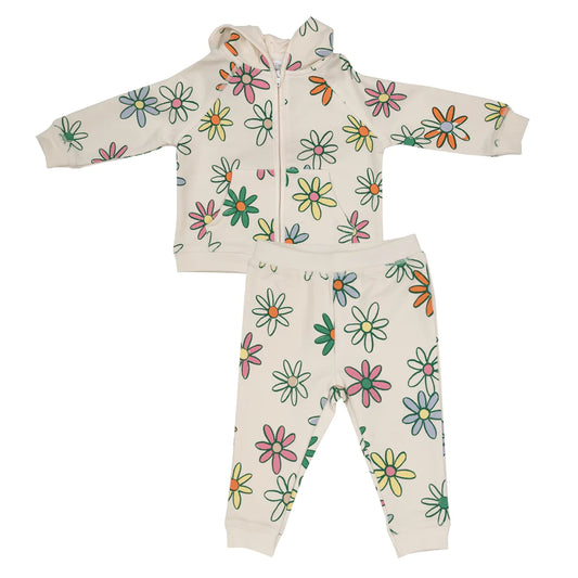 Painted Daisies Jogger Set