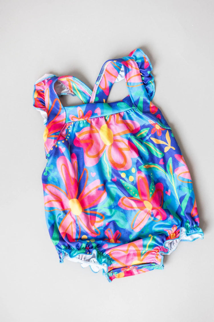 Spring Around Cross Back Romper