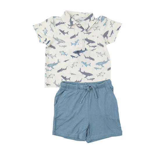 Shark Shirt & Shorts Set