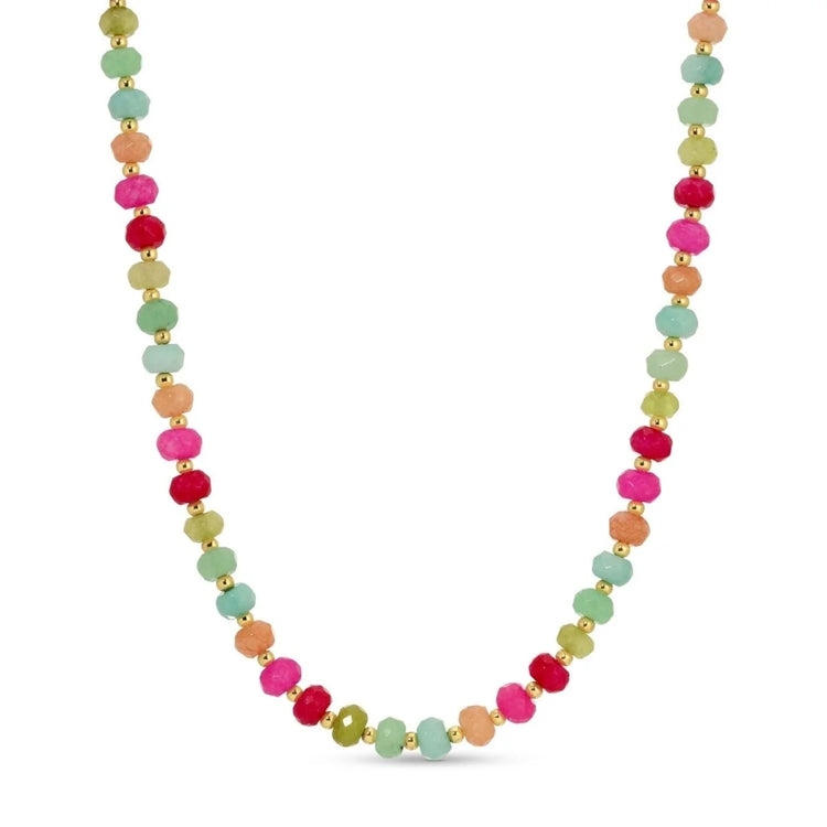 Francis Fuchia Beaded Necklace
