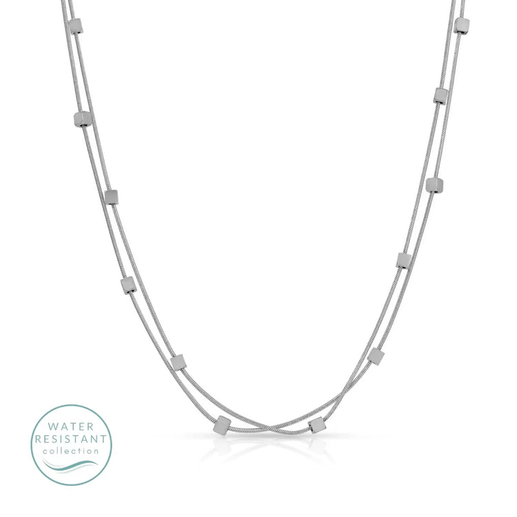 Silver Intertwined Necklace