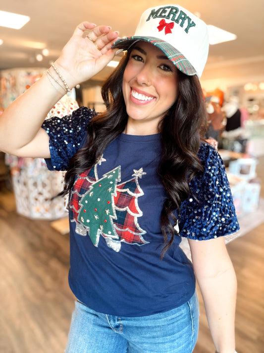 Festive Forest - Navy