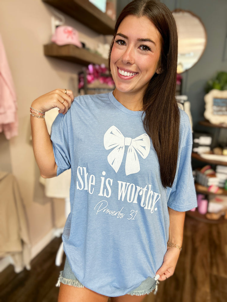 She Is Worthy Tee