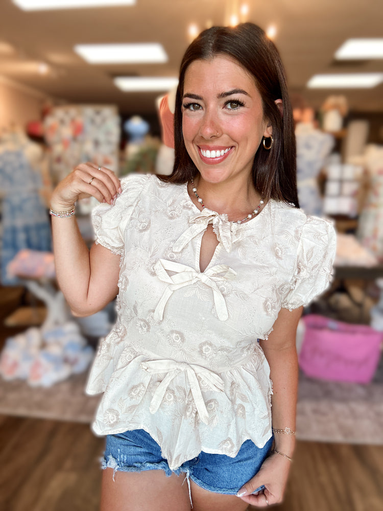 Julie Ann Flower Top