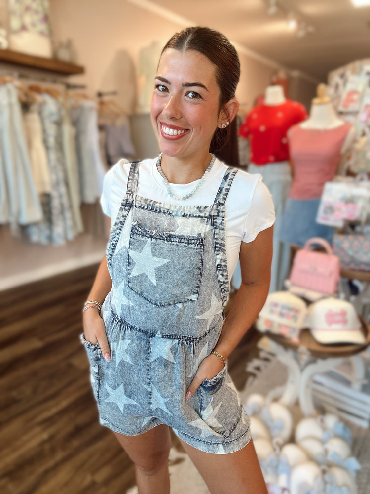 Star Spangled Denim Overall