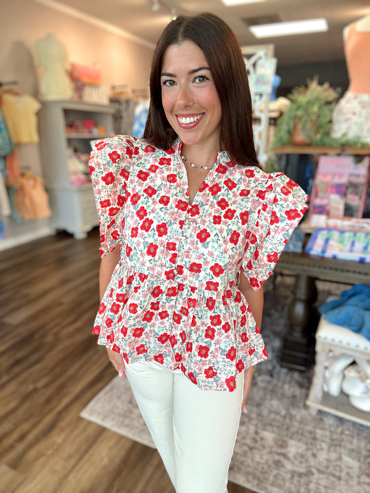 Summerlyn Floral Top
