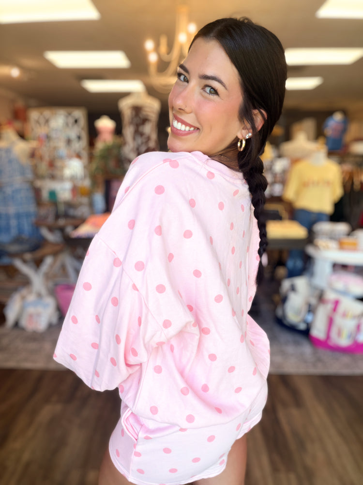 Poppin' Pink Polka Dot Set