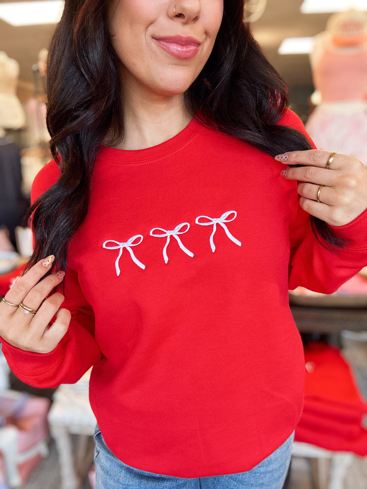Dainty Bow Sweatshirt